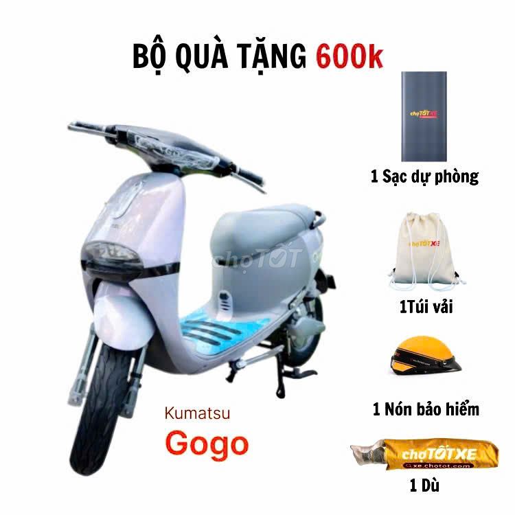 XE ĐIỆN KUMATSU GOGO 2024 XÁM ÁNH TÍM