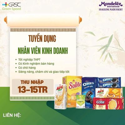 Mondelez tuyển sale GT