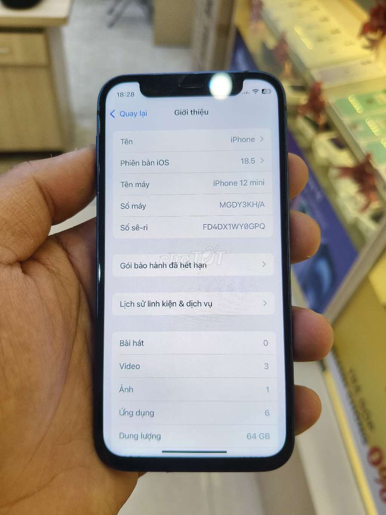 Apple iPhone 12 mini 64GB Xanh. Mua bán Điện thoại tại Thị xã Từ Sơn Bắc Ninh được đăng bởi Khang Vũ hình 1