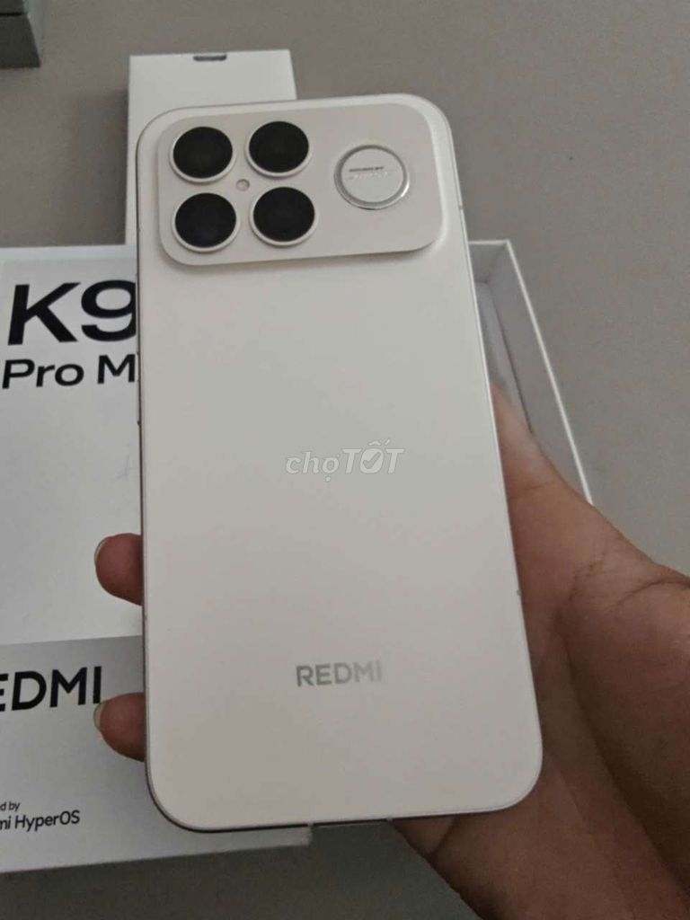 Xiaomi Redmi K90 Promax 12GB/256GB Trắng có GL. Mua bán Điện thoại tại Thành phố Thủ Đức Tp Hồ Chí Minh được đăng bởi AVG Mobile hình 1