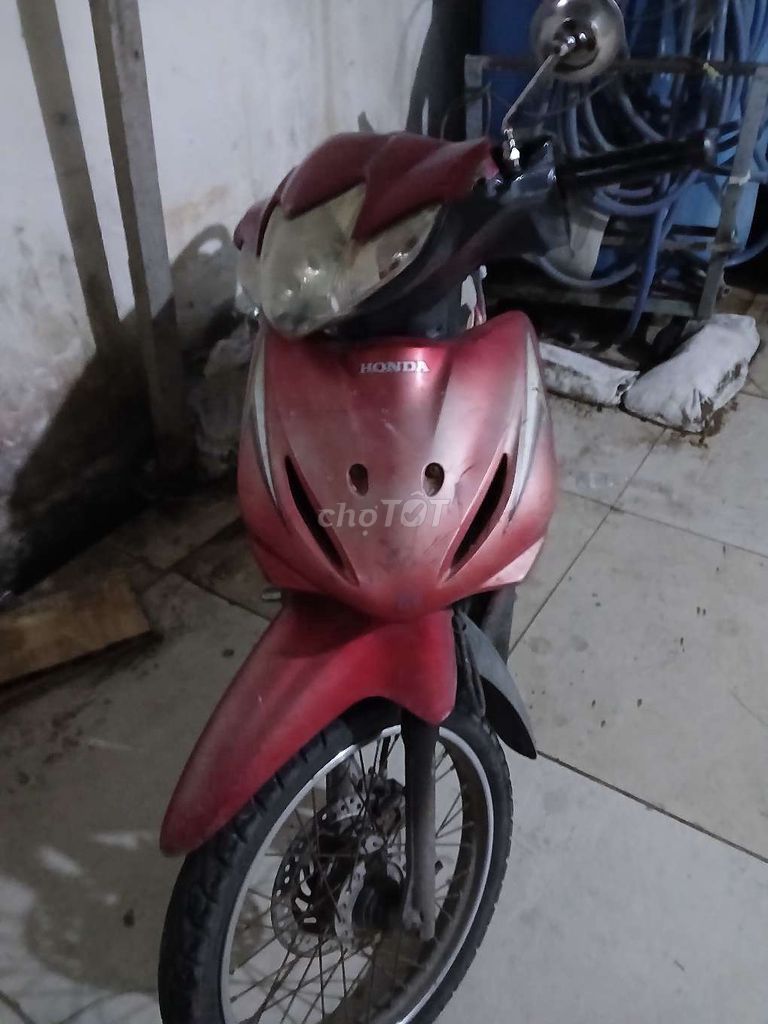 Honda Wave S110 2010 красный полуавтомат