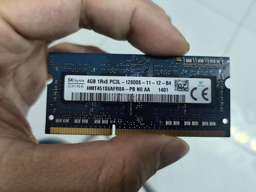 Ram laptop DDR3L hynix 4gb bus 1600