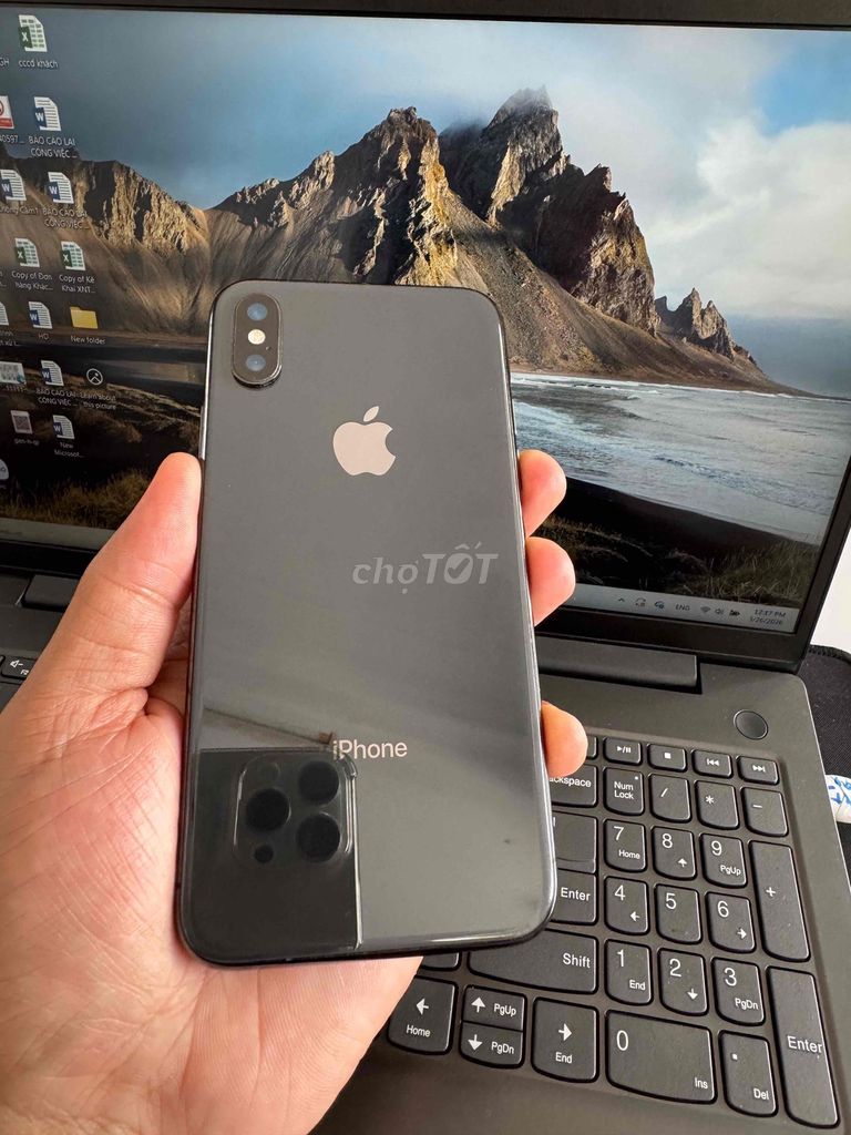 Apple iPhone X Xám Đã sử dụng. Mua bán Điện thoại tại Quận Ninh Kiều Cần Thơ được đăng bởi phan Nhân  hình 1