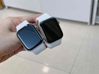 apple watch s6-44mm thép trắng sale rẻ pin 100%