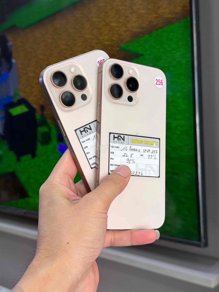 iPhone 16 Pro Max 256GB Vàng 99% như mới. Mua bán Điện thoại tại Thành phố Nam Định Nam Định được đăng bởi nguyễn việt hoàng hình 1