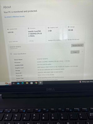 Dell Latitude E5570 Cảm ứng