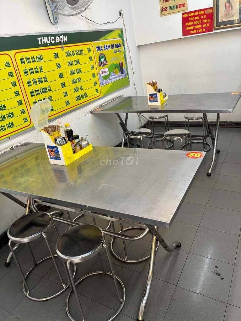 Bàn ăn Inox 1m6 Tốt. Mua bán Bàn ghế tại Quận Phú Nhuận Tp Hồ Chí Minh được đăng bởi khac vinh hình 1