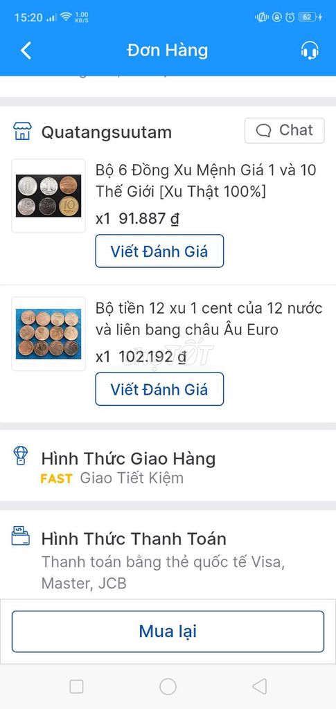 Bán lại tiền xu 12 xu 1cent và 6 loại xu sưu tầm