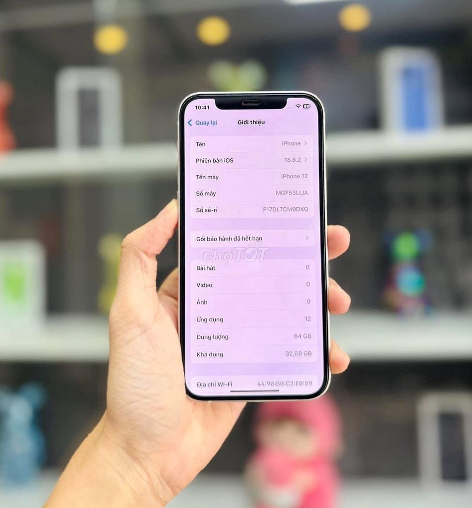 Apple iPhone 12 64GB Trắng 98%. Mua bán Điện thoại tại Quận 1 Tp Hồ Chí Minh được đăng bởi Hội Đồ Điện Tử hình 1