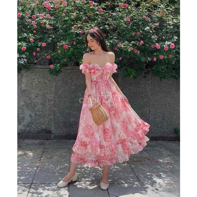 Đầm maxi nữ voan size M. Mua bán Quần áo tại Thị xã Hương Thủy Thừa Thiên Huế được đăng bởi LyLy pass đồ hình 1