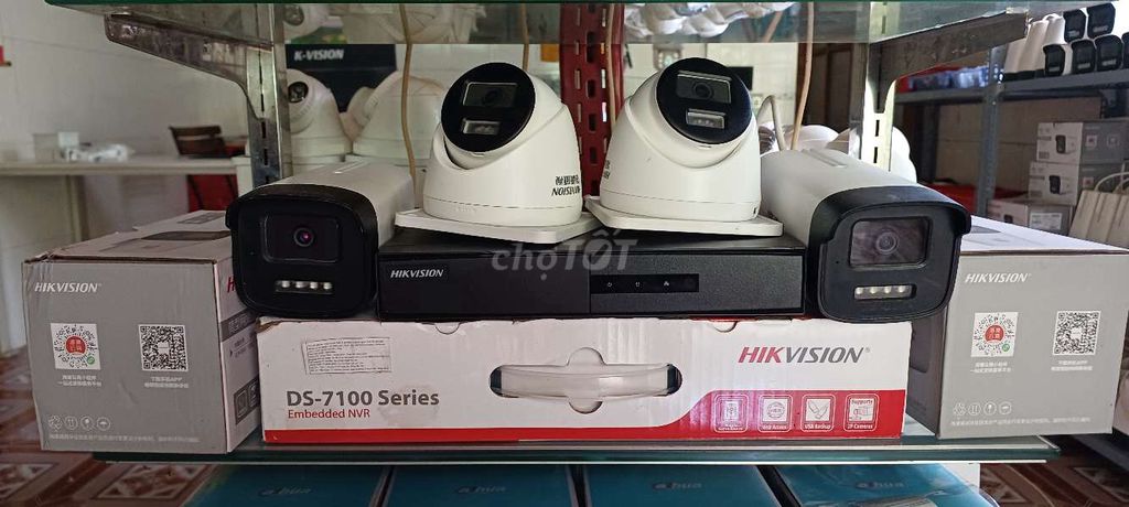 Hệ thống camera Hikvision DS-7100 Series 4MP. Mua bán Máy ảnh, Máy quay tại Huyện Mỏ Cày Bắc Bến Tre được đăng bởi An Camera Cũ Bến Tre HCM hình 1