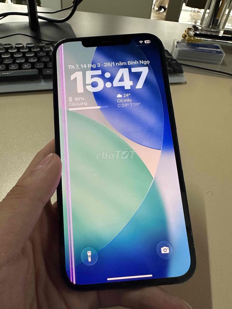 iPhone 12 Pro Max 128GB Xanh Dương. Mua bán Điện thoại tại Huyện Mê Linh Hà Nội được đăng bởi Long hình 1