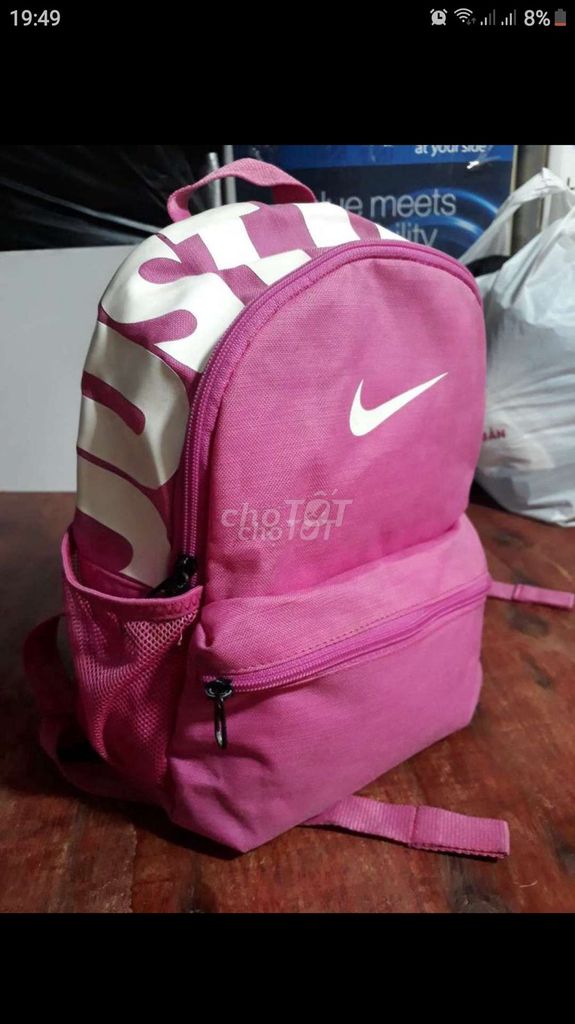 Balo Nike JDI Mini Backpack Hồng. Mua bán Túi xách tại Quận Hai Bà Trưng Hà Nội được đăng bởi Mr B hình 1