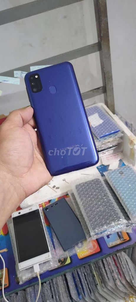 Samsung M21, ram 5gb, 64gb, pon 6000. Mua bán Điện thoại tại Quận Gò Vấp Tp Hồ Chí Minh được đăng bởi A LONG   nhận thanh toán THẺ TÍN DỤNG hình 1