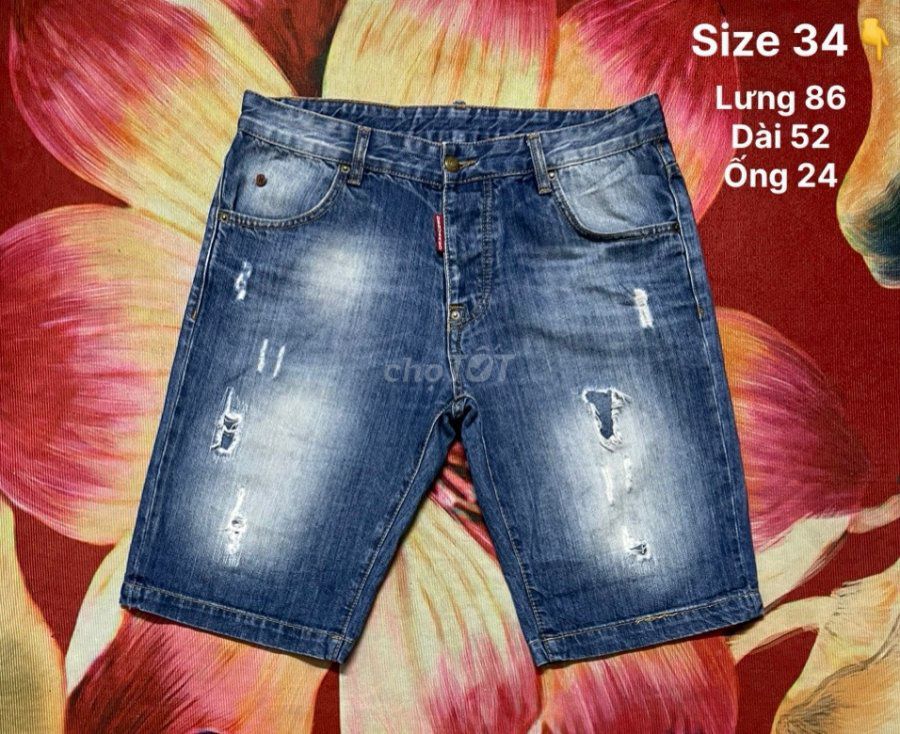Quần short jean Nam DSQUARED2 size 34,italy. Mua bán Quần áo tại Quận Gò Vấp Tp Hồ Chí Minh được đăng bởi Lê phương minh Tiết hình 1