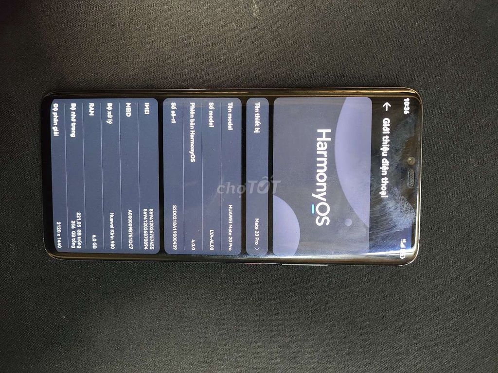 Huawei Mate 20 Pro 256GB Đen. Mua bán Điện thoại tại Thành phố Dĩ An Bình Dương được đăng bởi LAM PHUONG AN  hình 1