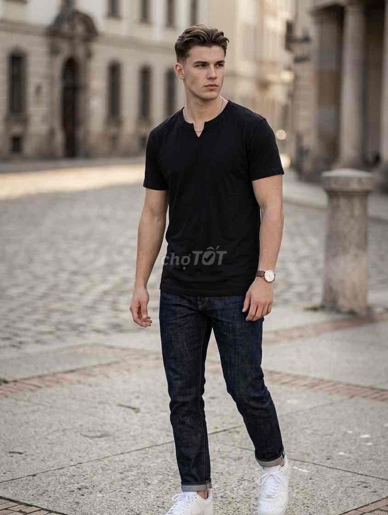 Áo thun Hanes Cotton Nam size L. Mua bán Quần áo tại Huyện Hàm Tân Bình Thuận được đăng bởi 2hand LCT hình 1