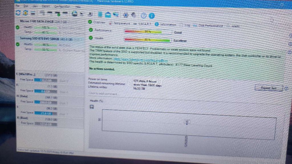 Ổ cứng SSD Samsung 870 EVO 500GB Đã sử dụng. Mua bán Linh kiện (RAM, Card...) tại Thị xã Bến Cát Bình Dương được đăng bởi Thien Hoang hình 1