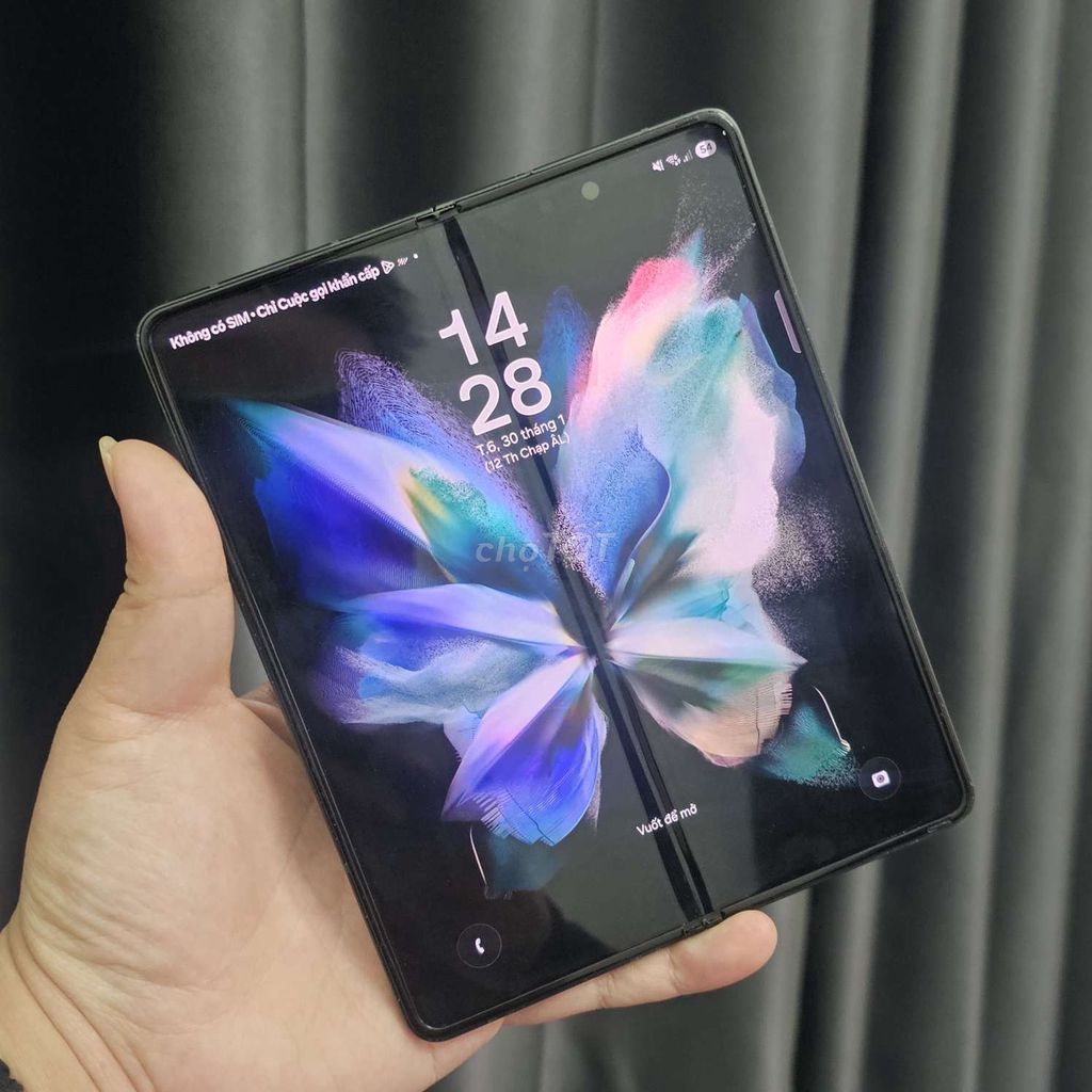 Samsung Z Fold 3 Đen Đã sử dụng. Mua bán Điện thoại tại Quận Thanh Xuân Hà Nội được đăng bởi tot didong hình 1