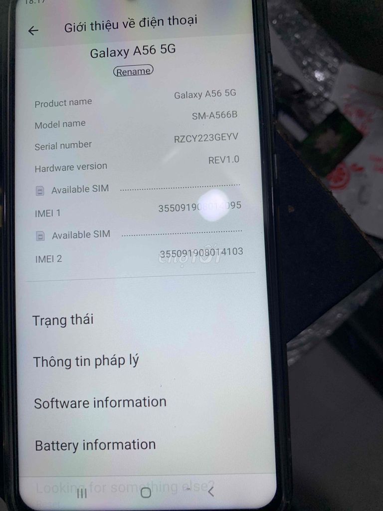 Samsung A56 Đen 256GB China. Mua bán Điện thoại tại Thành phố Thuận An Bình Dương được đăng bởi HURTHOLO hình 1