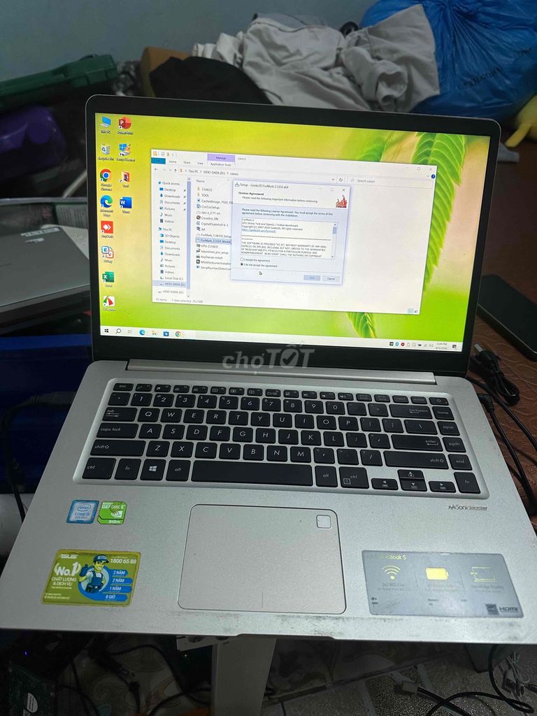 Asus i5 gen8 8GB SSD 120GB/HDD 500GB Bạc. Mua bán Laptop tại Thành phố Biên Hòa Đồng Nai được đăng bởi Thu mua laptop xác laptop pc toàn quốc hình 1