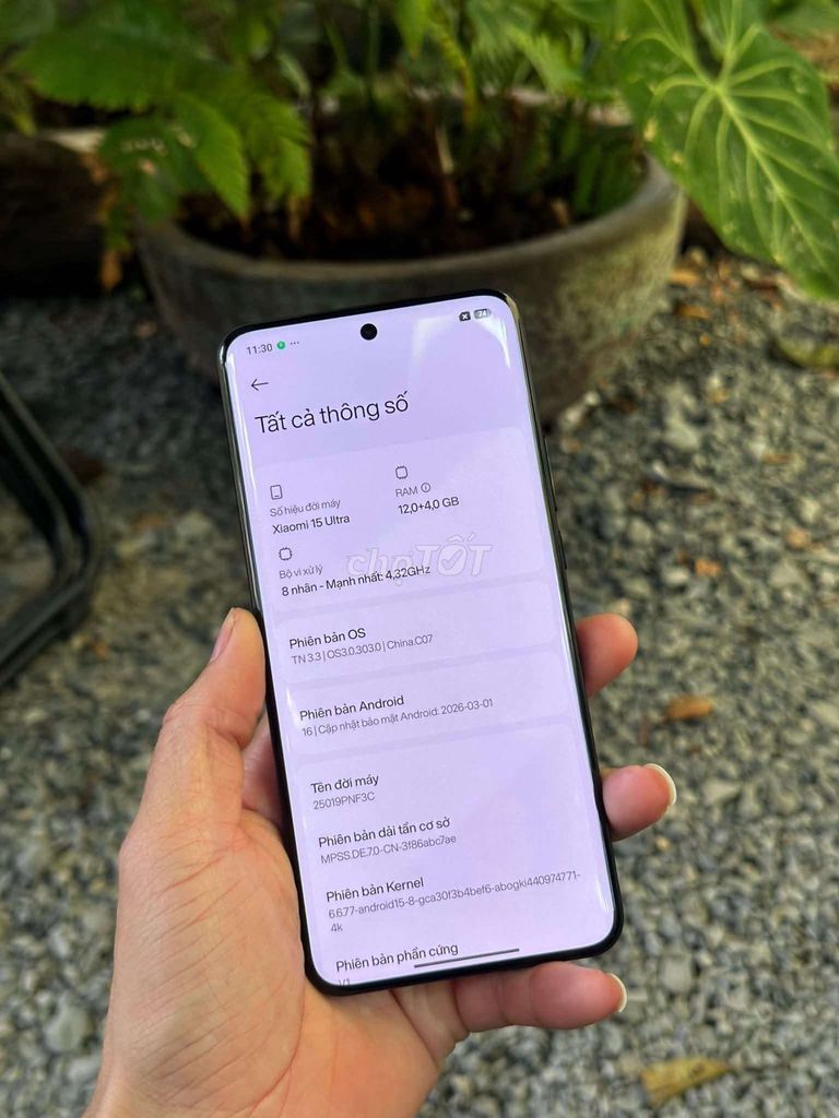 Bán hoặc giao lưu Xiaomi 15 Ultra 256GB . Mua bán Điện thoại tại Quận Hải Châu Đà Nẵng được đăng bởi AP Acoustic hình 1