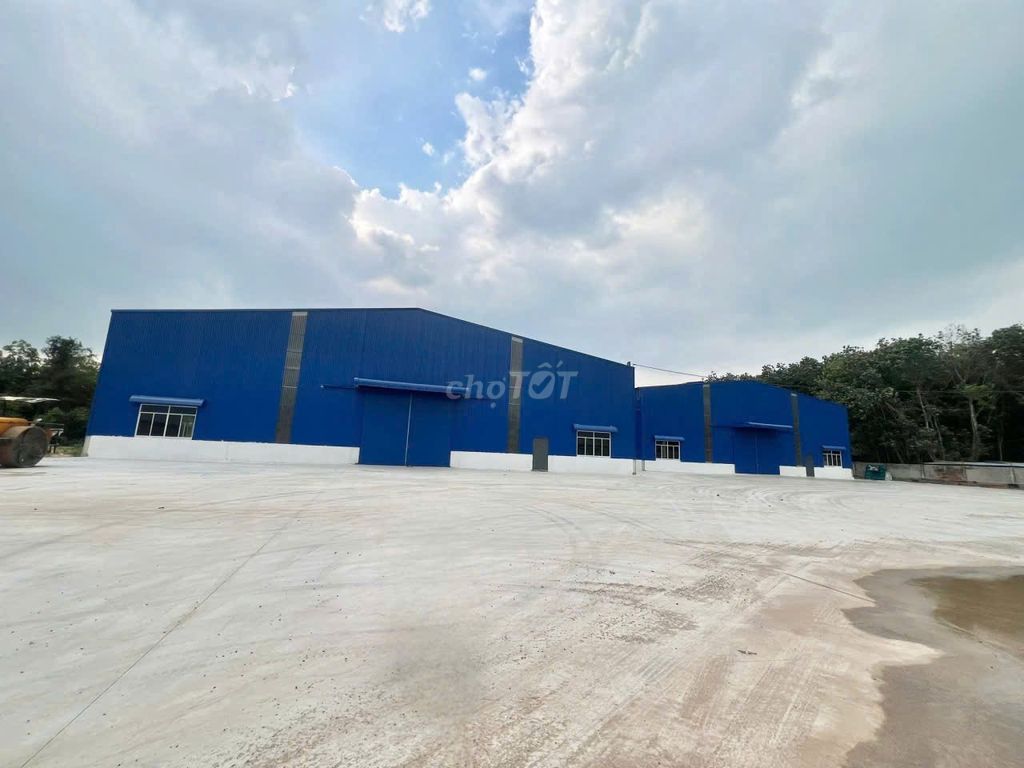 Xưởng Cho Thuê  4600m2 Bến Cát , PCCC tự động ,Giấy tờ đầy đủ , S.X24H