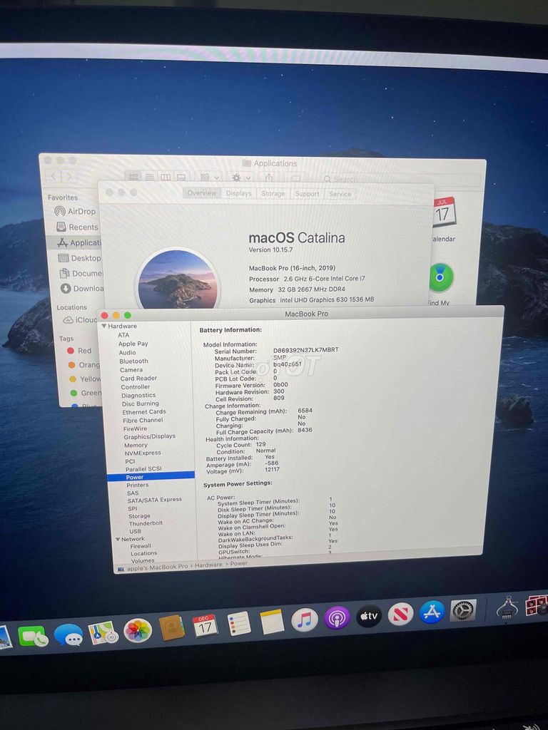 MacBook Pro 16” 2019 i7 ram 32g/512 bh3 tháng. Mua bán Laptop tại Quận 3 Tp Hồ Chí Minh được đăng bởi Phúc Nguyễn hình 1