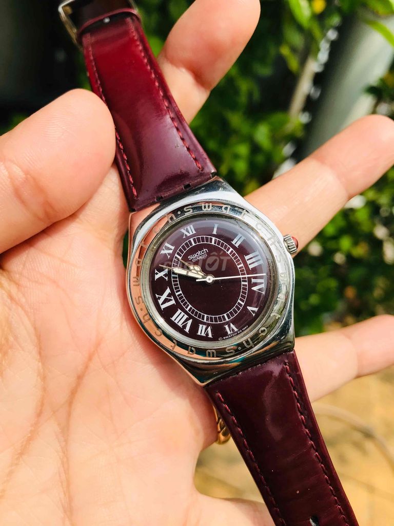 đồng hồ Swatch swiss máy pin Thuỵ size 35mm