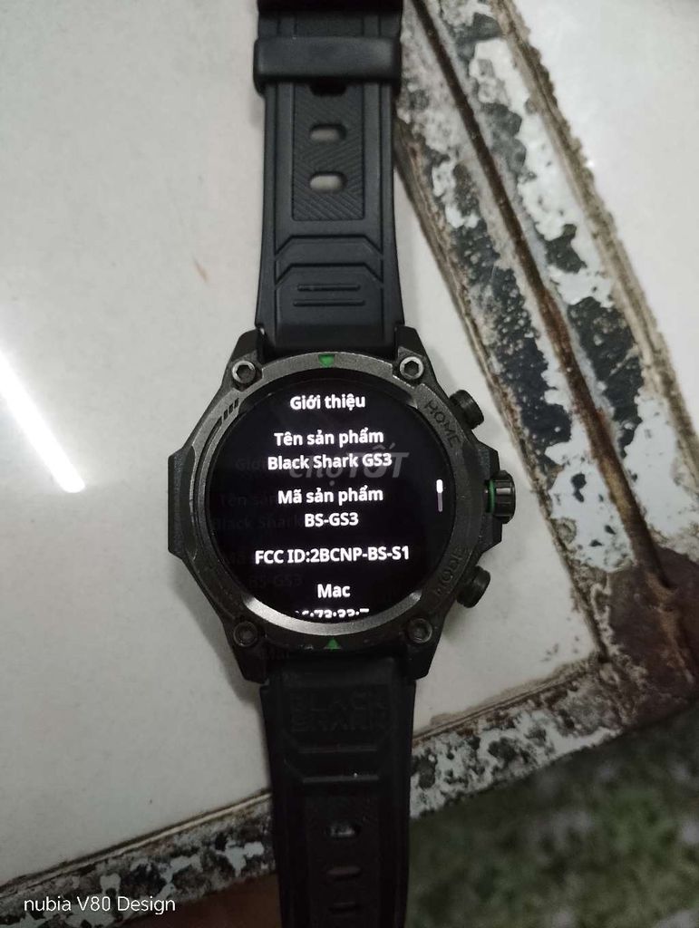 Đồng Hồ Black Shark GS3 Đen. Mua bán Thiết bị đeo thông minh tại Huyện Củ Chi Tp Hồ Chí Minh được đăng bởi Nguyễn xuân phước  hình 1