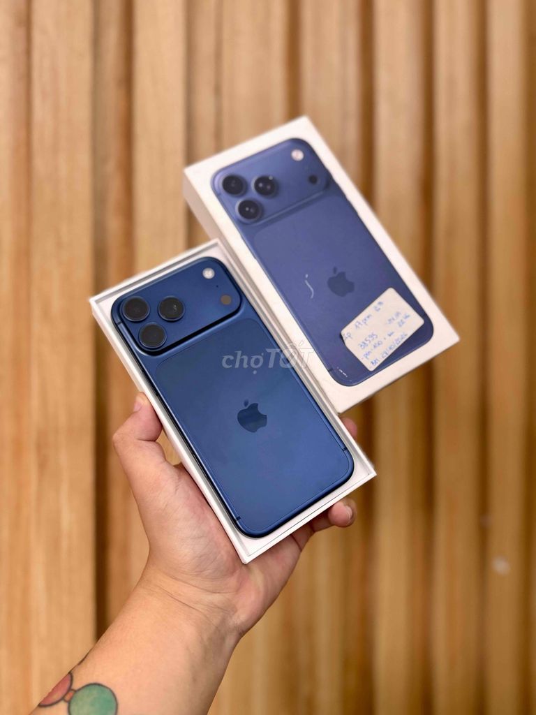 Apple iPhone 17 Pro Max 2TB Xanh. Mua bán Điện thoại tại Quận Đống Đa Hà Nội được đăng bởi  HT Mobie Trả góp nợ xáu bao duyệt hình 1