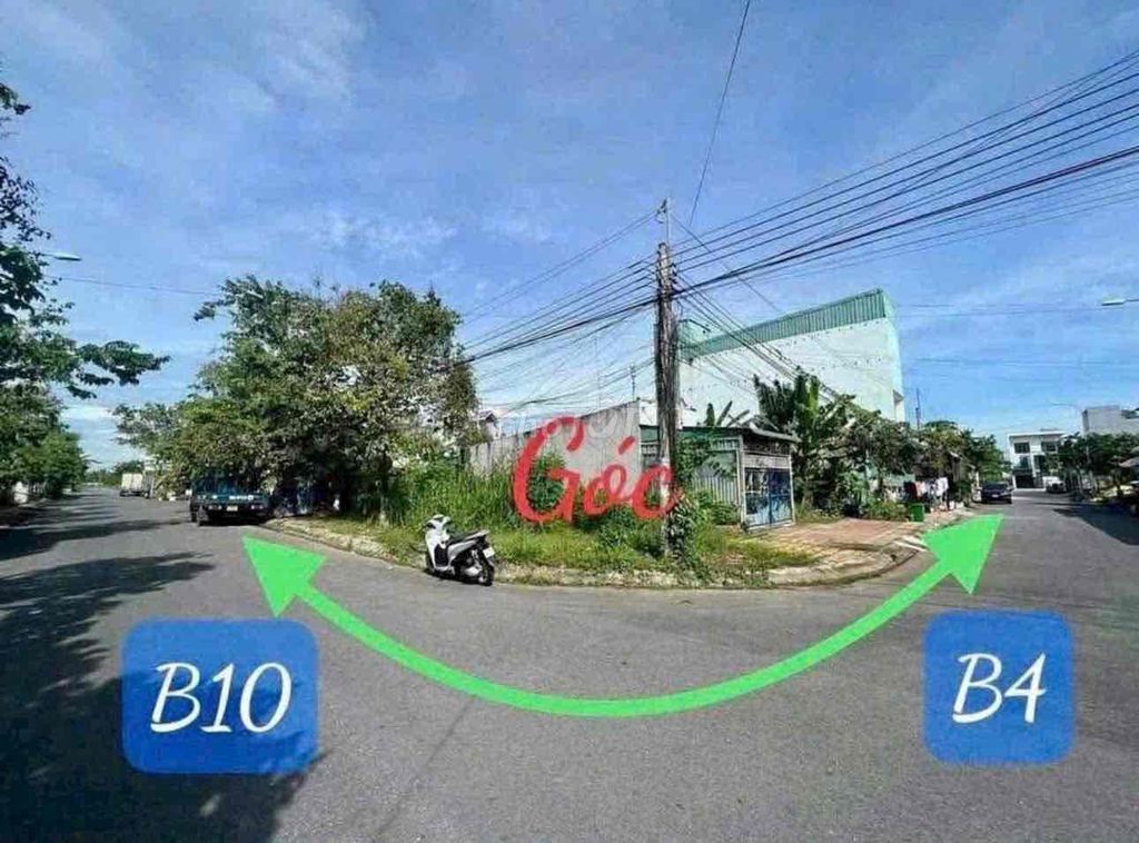 Nền góc B4-B10 KDC Phú An