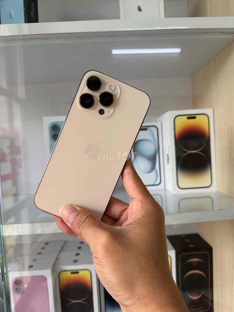 IPHONE 14 PROMAX 256gb GOLD QT MỸ ZIN ÁP KENG. Mua bán Điện thoại tại Thành phố Cà Mau Cà Mau được đăng bởi NHAN APPLE hình 1