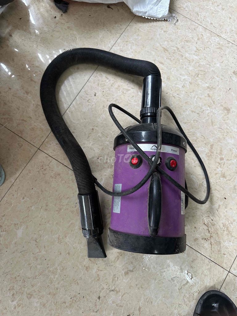 Máy sấy lông thú cưng Tím Công suất mạnh. Mua bán Phụ kiện, Thức ăn, Dịch vụ tại Quận Tây Hồ Hà Nội được đăng bởi Hoàng Tuấn hình 1