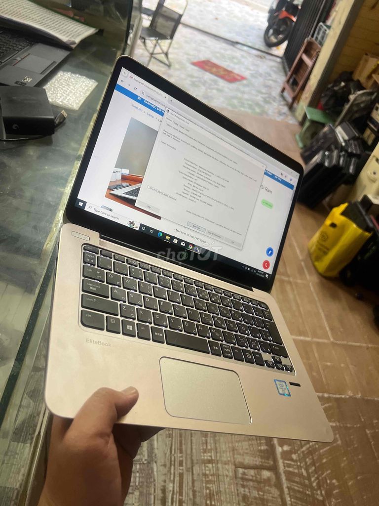 Hp eltibook core m7-6y75/ ram 16-ssd256 máy keng