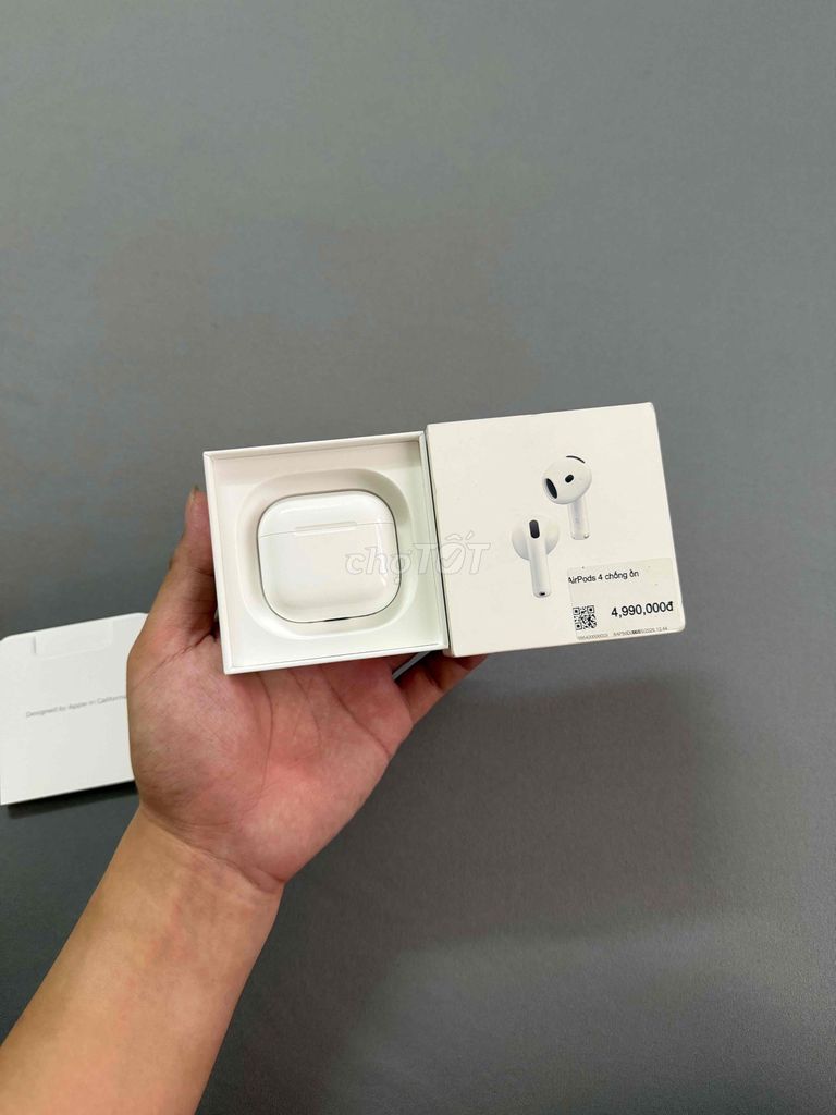 Tai nghe Apple Airpods 4 ANC Chống ồn Likenew. Mua bán Tivi, Âm thanh tại Quận Gò Vấp Tp Hồ Chí Minh được đăng bởi Võ Chí Bảo hình 1