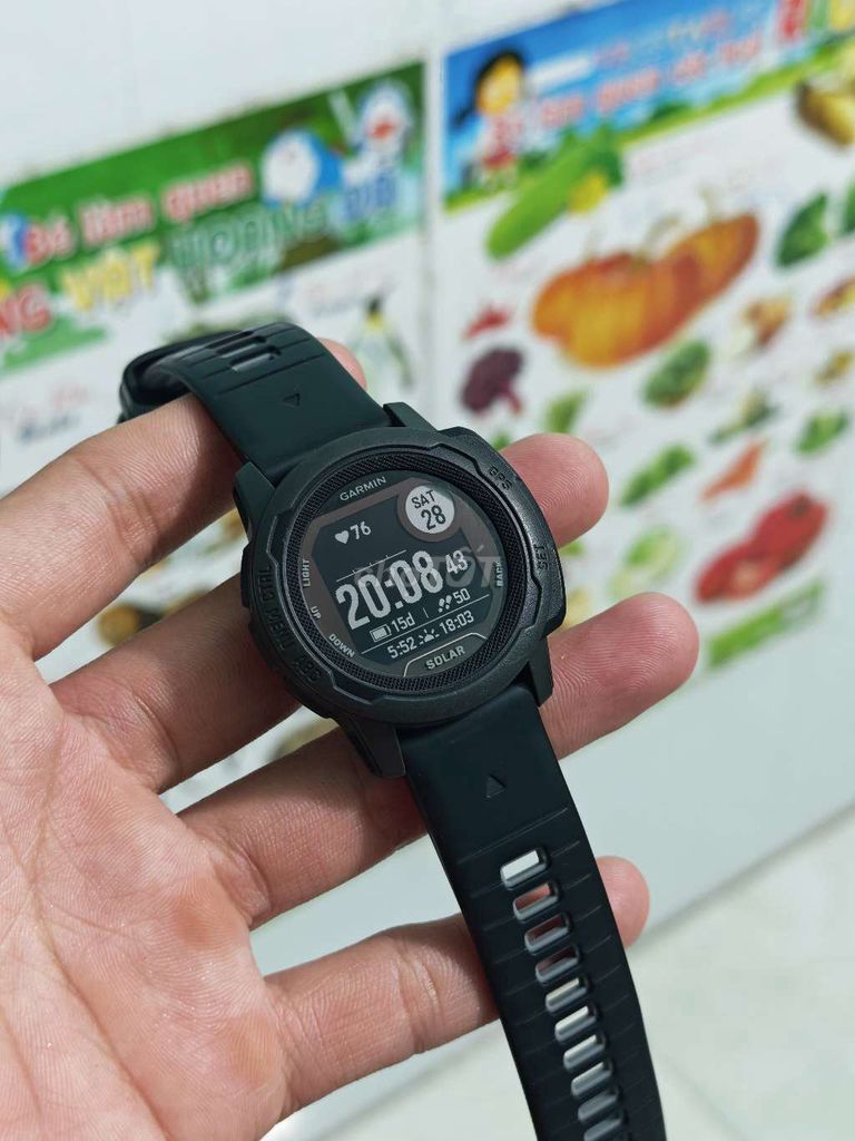 Garmin Instinct 2S Solar Đen. Mua bán Thiết bị đeo thông minh tại Huyện Trảng Bom Đồng Nai được đăng bởi Thành Lộc hình 1
