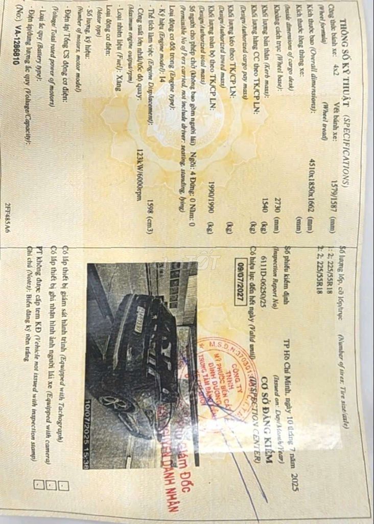 2018 1.6L Turbo - 217000 km. Mua bán Ô tô tại Thành phố Thủ Đức Tp Hồ Chí Minh được đăng bởi Tuấn Hùng hình 8