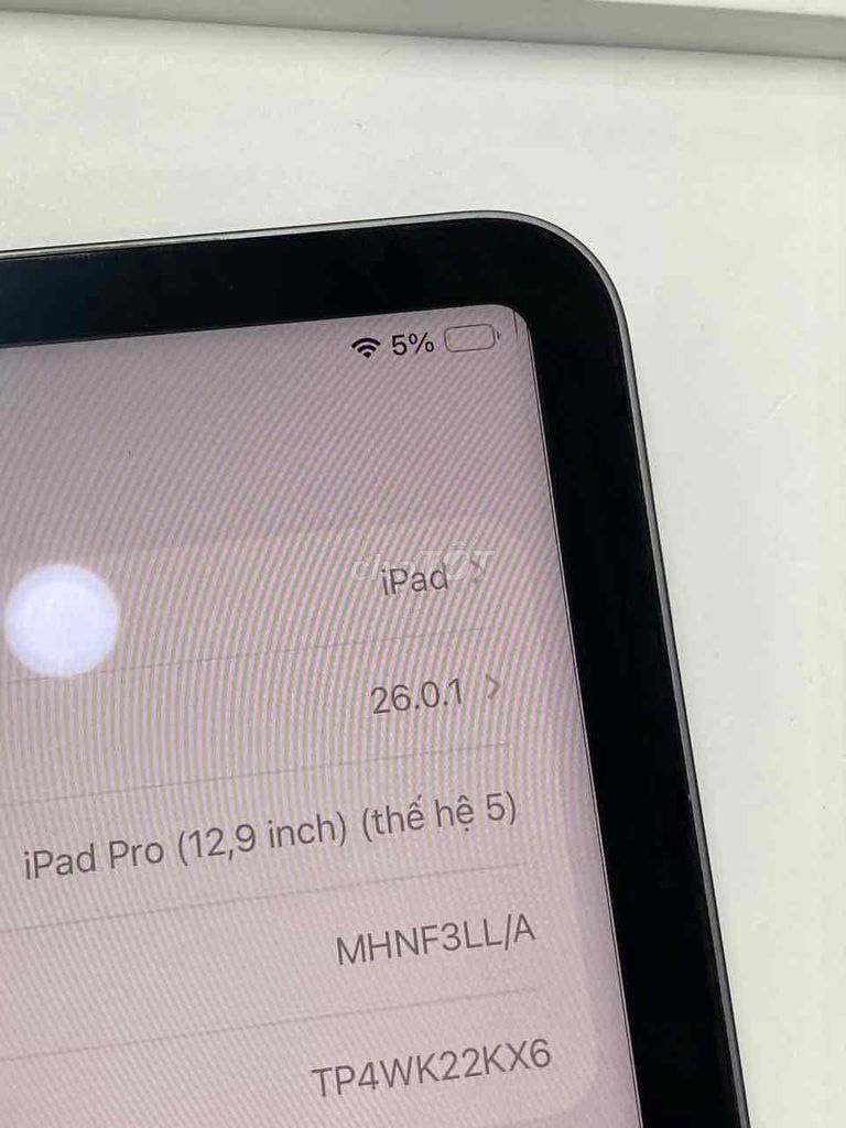 iPad Pro M1 12.9 inch 128GB Wifi đẹp có điểm chết. Mua bán Máy tính bảng tại Quận 5 Tp Hồ Chí Minh được đăng bởi Phan Thế Phong  hình 1