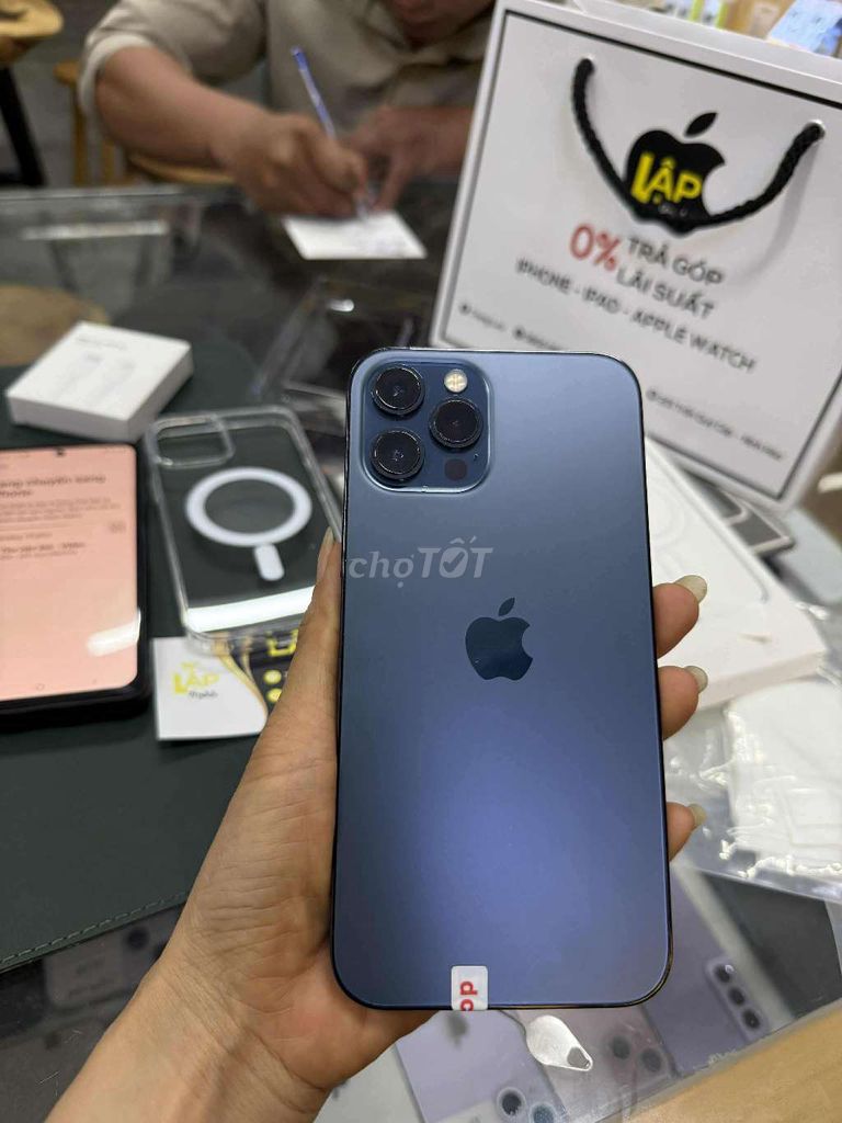 Apple iPhone 12 Pro Max 128GB Xanh. Mua bán Điện thoại tại Thị xã Ninh Hòa Khánh Hòa được đăng bởi Anhchien98 hình 1