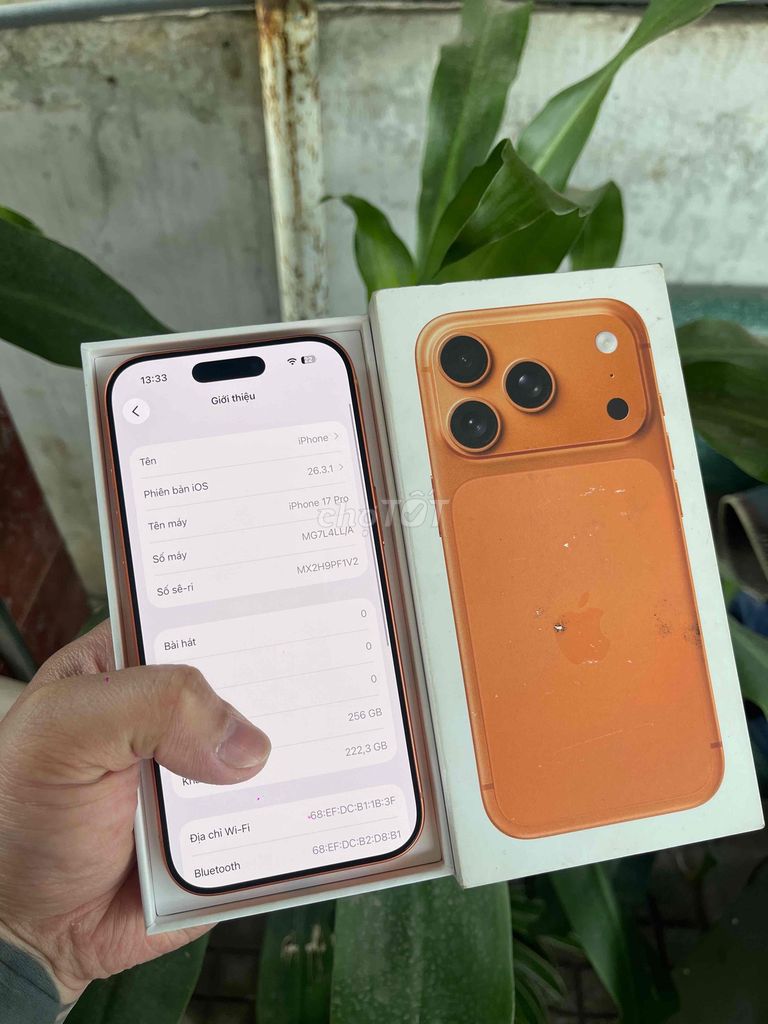 Apple iPhone 17 Pro 256GB Cam. Mua bán Điện thoại tại Thành phố Biên Hòa Đồng Nai được đăng bởi Thạch Lê hình 1