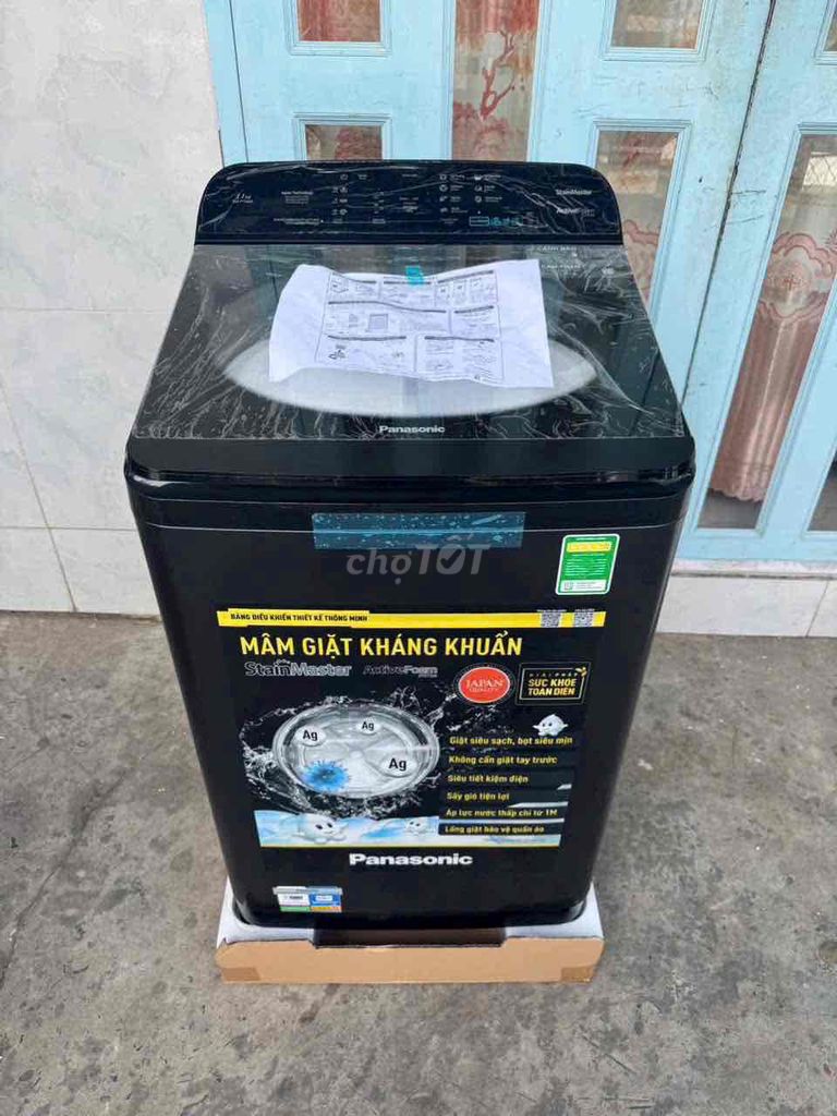 Máy giặt Panasonic 11kg NA-F110A9BRV Đen. Mua bán Máy giặt tại Quận Bình Thuỷ Cần Thơ được đăng bởi Quỳnh  hình 1