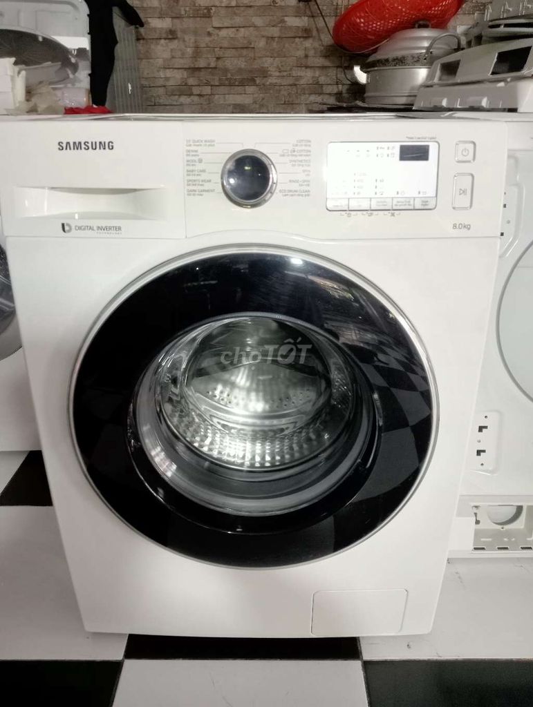 Thanh lý máy giặt Samsung inverter 8kg nguyên zinn. Mua bán Máy giặt tại Quận Tân Phú Tp Hồ Chí Minh được đăng bởi Điện Tử Quách Điêu hình 1