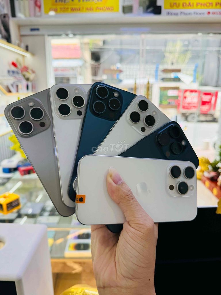 iphone 15Pro - 15ProMax quốc tế 128-256gb zin áp. Mua bán Điện thoại tại Quận Lê Chân Hải Phòng được đăng bởi hải phòng hình 1