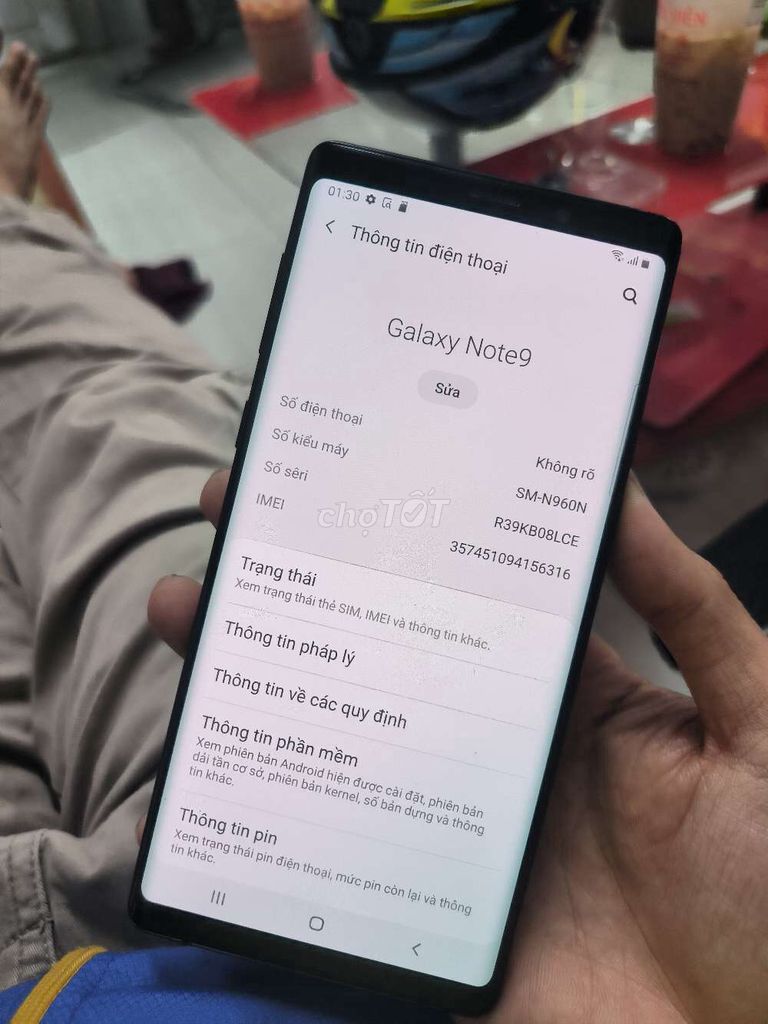 Samsung Note 9 128GB Đen. Mua bán Điện thoại tại Quận Bình Thạnh Tp Hồ Chí Minh được đăng bởi H Store hình 1
