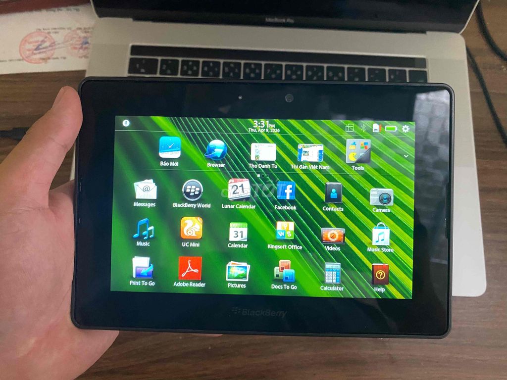 BlackBerry PlayBook 32GB Đen. Mua bán Máy tính bảng tại Quận Hai Bà Trưng Hà Nội được đăng bởi Nguyễn Huy Dũng hình 1