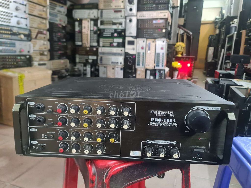 Amply California PRO 188A Đen. Mua bán Tivi, Âm thanh tại Quận 3 Tp Hồ Chí Minh được đăng bởi Xuanthuy hình 1