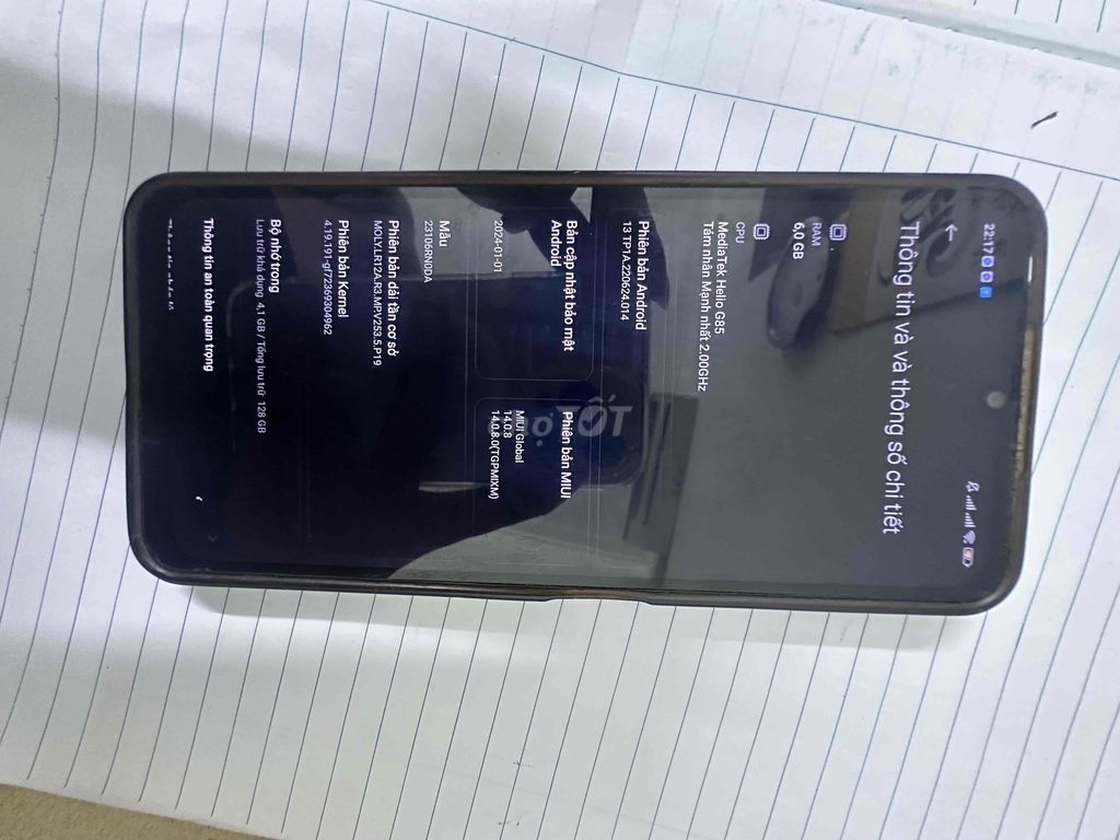 Xiaomi Redmi 13C 6GB/128GB Xám. Mua bán Điện thoại tại Huyện Mê Linh Hà Nội được đăng bởi Tiến Đạt hình 1
