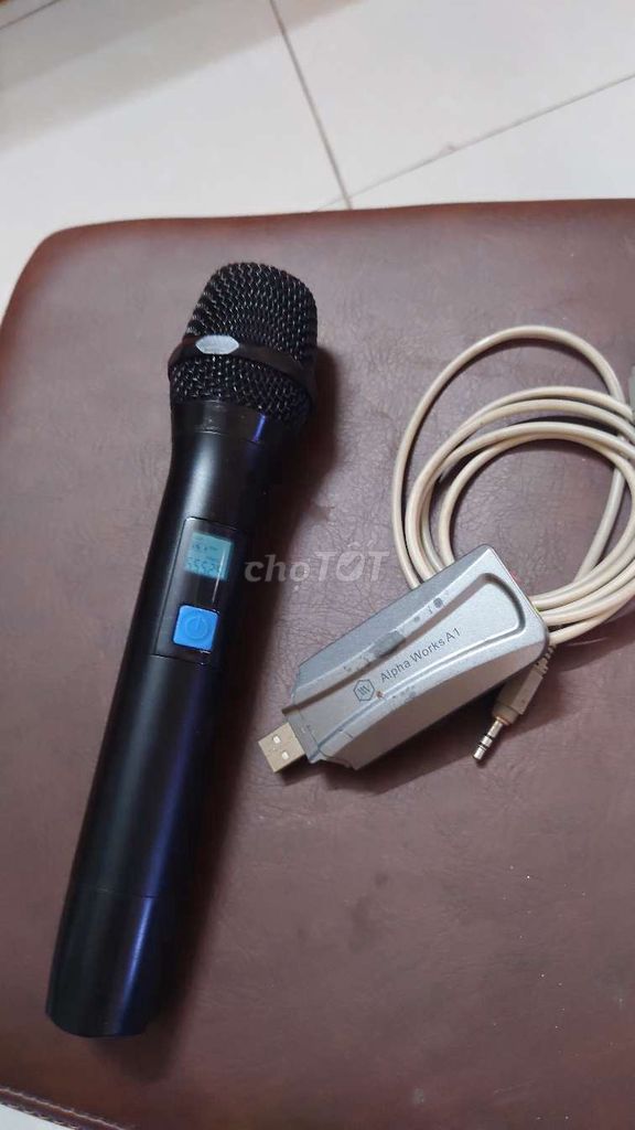 Microphone Alpha Works A1 Đen. Mua bán Tivi, Âm thanh tại Quận Long Biên Hà Nội được đăng bởi Vuhai hình 1