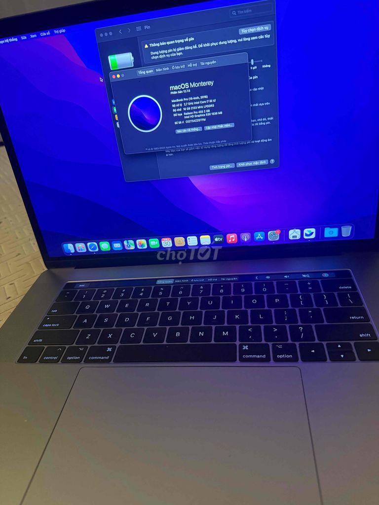 Apple MacBook Pro Xám. Mua bán Laptop tại Quận Long Biên Hà Nội được đăng bởi At darealest hình 1